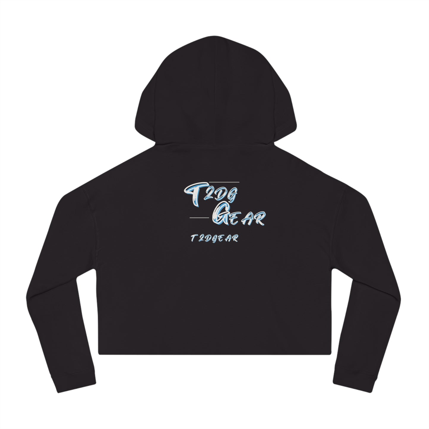 "Haters Salty" Graphic Crop Hoodie