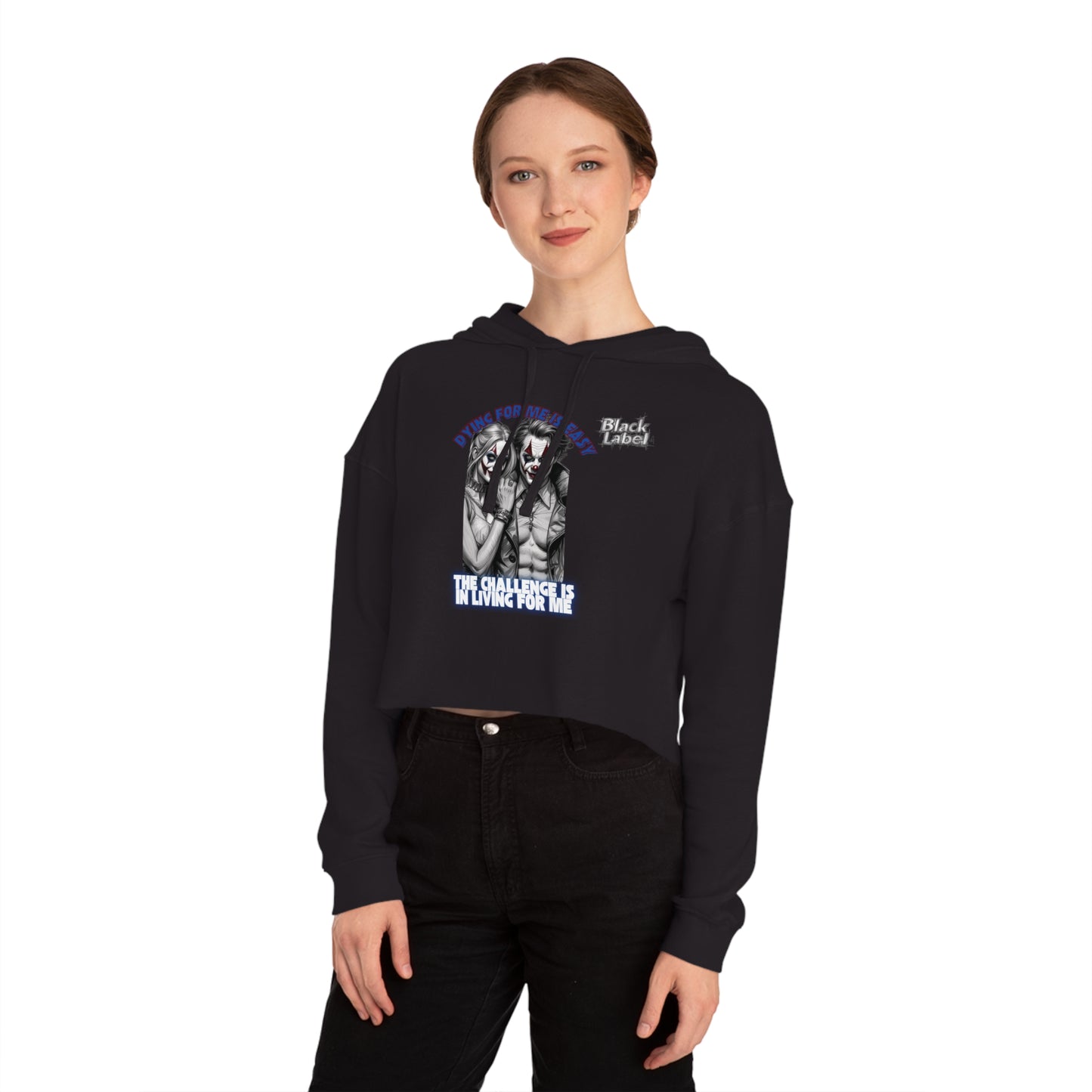 "Live For Me" Women’s Cropped Hoodie