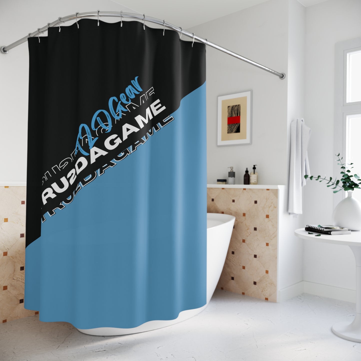 Tru2DaGame(T2DGear) Logo Shower Curtain