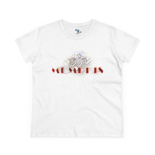 "901 Memphis" Women’s Cotton Tee