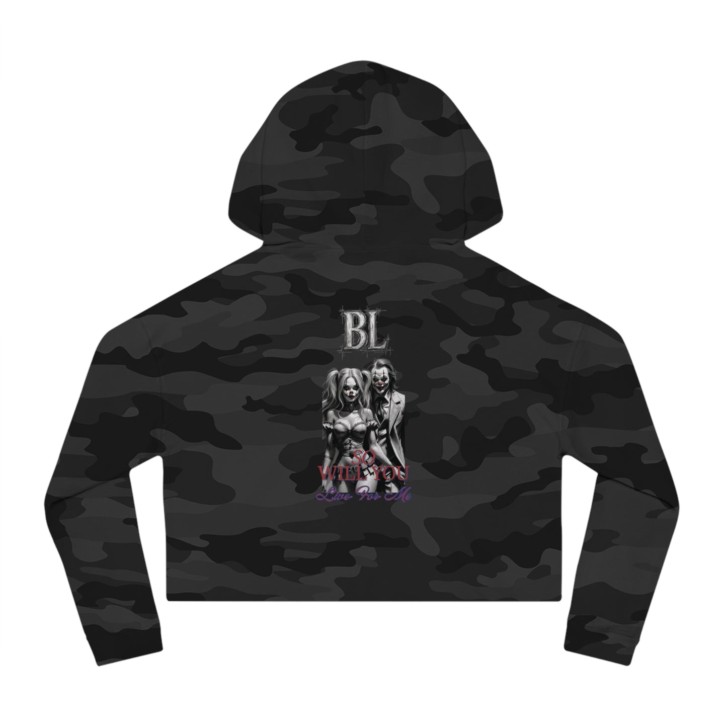 "Live For Me" Women’s Cropped Hoodie