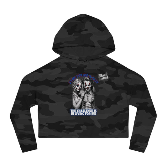 "Live For Me" Women’s Cropped Hoodie
