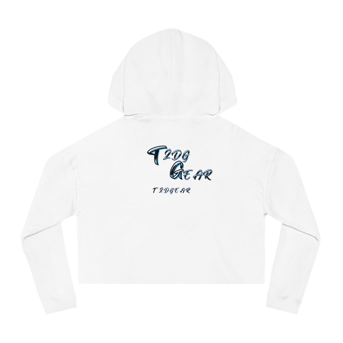 "Haters Salty" Graphic Crop Hoodie