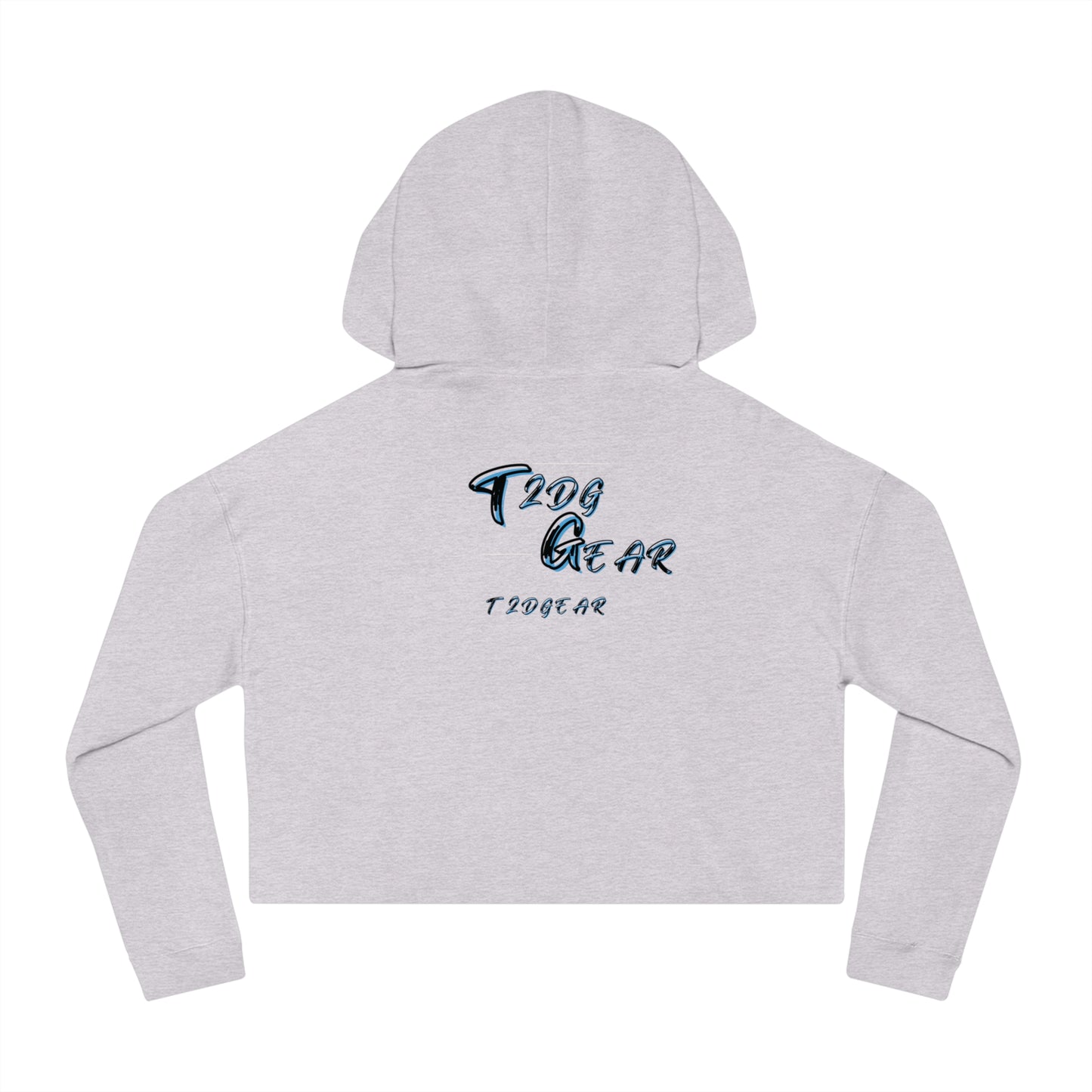 "Haters Salty" Graphic Crop Hoodie