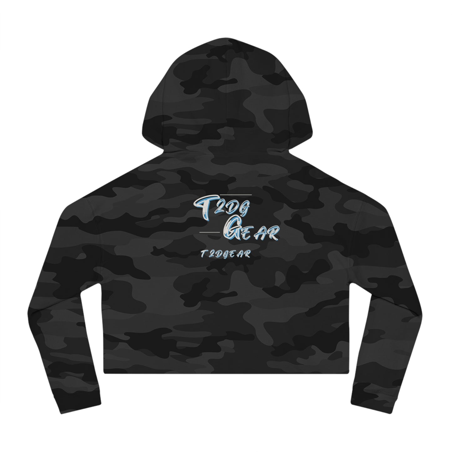 "Haters Salty" Graphic Crop Hoodie