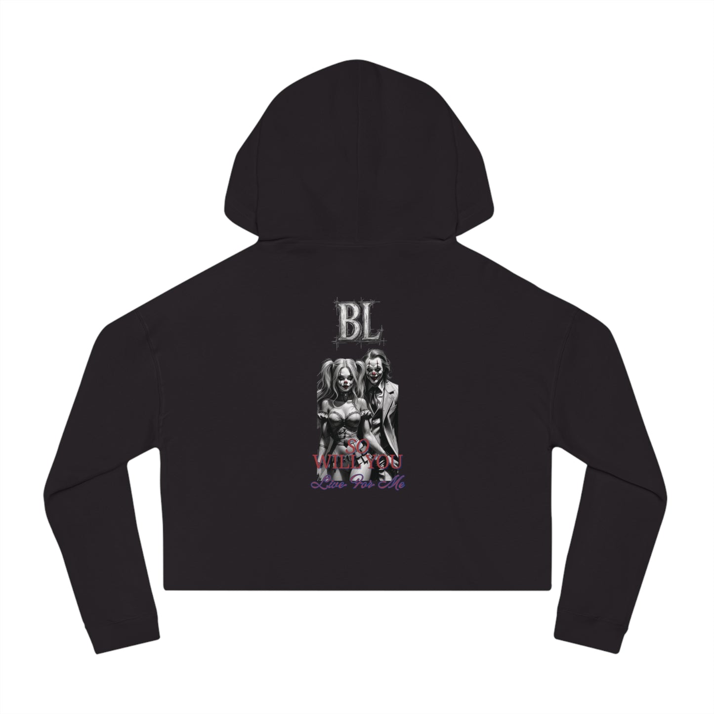 "Live For Me" Women’s Cropped Hoodie