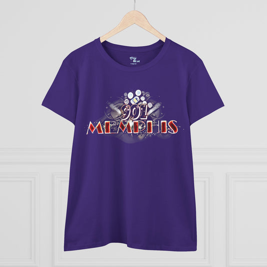 "901 Memphis" Women’s Cotton Tee
